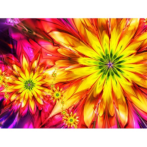 Модульные картины с цветами