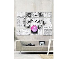 Модульная картина Мерлин Монро поп-арт из 8-ми холстов 120х80