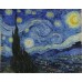 Модульная картина Винсент Ван Гог «Звёздная ночь» из 3 холстов 70x60
