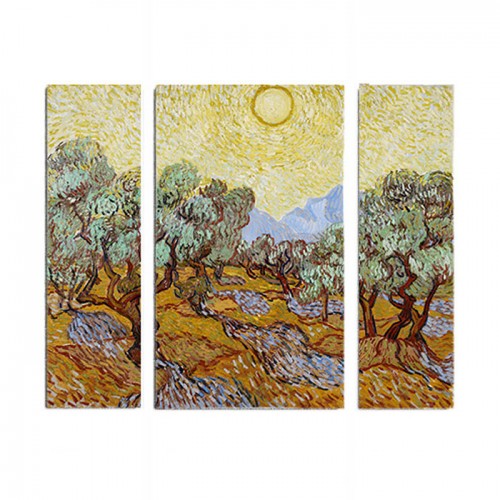 Модульная картина Винсент Ван Гог из 3 холстов 110x90