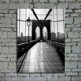Принт на холсте Бруклинский мост 35x55