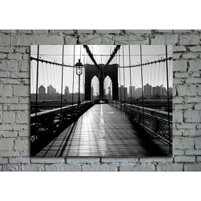 Принт на холсте Бруклинский мост 120x80