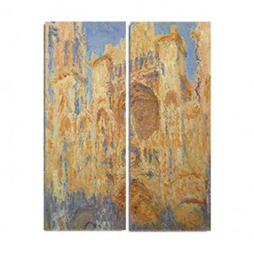 Модульная картина Клод Монэ «Руанский собор» из 2 холстов 70x90