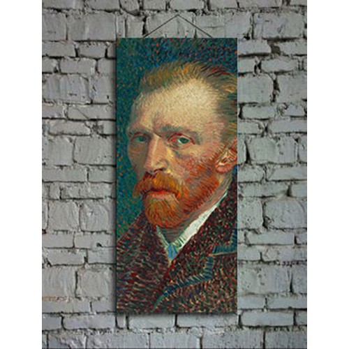 Принт на холсте Винсент Ван Гог - Автопортрет 35x80