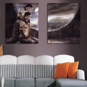 Модульная картина Луис Ройо из 2 холстов 70x55