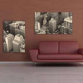 Модульная картина Нью Йорк из 2 холстов 100x60