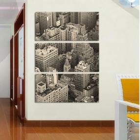 Модульная картина Нью Йорк из 3 холстов 90x100