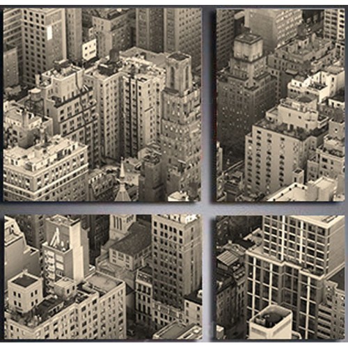 Модульная картина Нью Йорк из 4 холстов 60x60